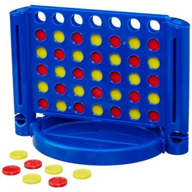 Imagem de Hasbro Games, Jogo de Tabuleiro Portátil, Connect 4 Grab and Go - Jogo para Crianças, 2 Jogadores - A partir de 6 Anos