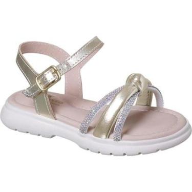 Imagem de Sandália Infantil Ortopasso Amore Menina Fivela Strass-Feminino