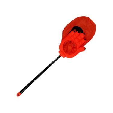 Imagem de menolana Saco de doces de Halloween, bolsa de doces de mão fantasma, presente de adereço de jogo engraçado, grande capacidade, design criativo, lanche, bolsa, Laranja