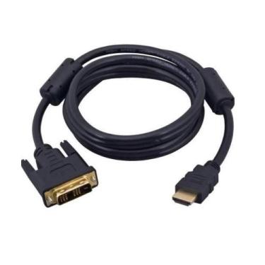Imagem de Cabo Hdmi 1.4 Macho X Dvi 24 1 Macho Com Filtro 1,80 Metros - DEX