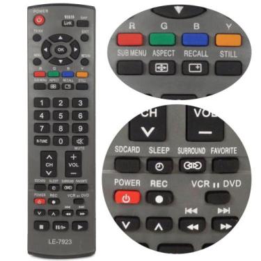 Imagem de Controle Remoto compatível com Tv Panasonic plasma TH-42PV70LB / TH-50