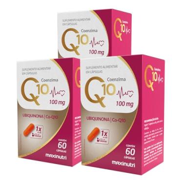 Imagem de Kit 3 Coenzima Q10 Gold Ubiquinona 100mg 60 Cápsulas Chikweb