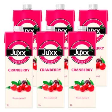 Imagem de Suco Juxx Funcionais de Cranberry 1l 6 Unidades