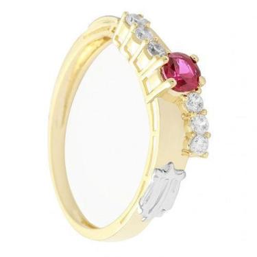 Imagem de Anel  de  ouro  18 k  formatura . - Elegancy Joias, 14