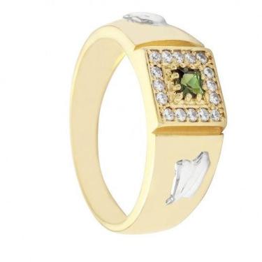 Imagem de Anel  de  ouro  18 k  formatura . - Elegancy Joias, 23