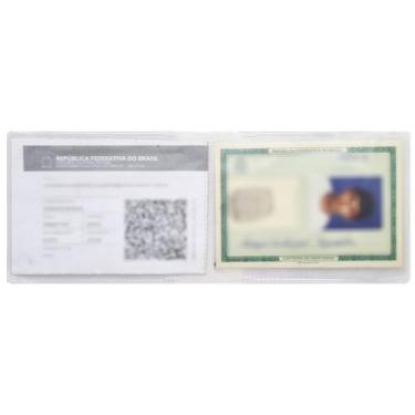 Imagem de Miolo Refil Plástico para Carteira Porta Documentos Carro Rg Sarroche