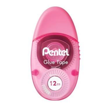 Imagem de Cola em Fita 6mmx12mt Pentel Escolha a Cor, ROSA
