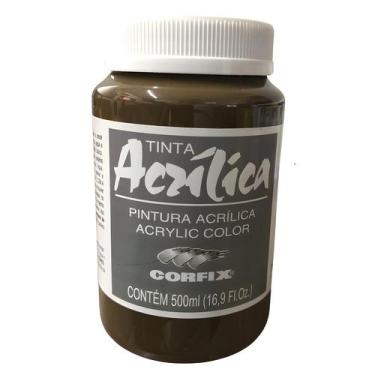 Imagem de Tinta Acrílica Corfix 500ml G1 Escolha a Cor , SOMBRA NATURAL