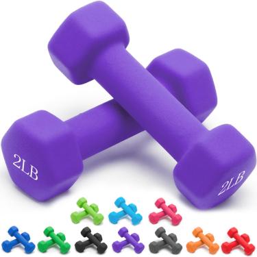 Imagem de Kit com 2 halteres Portzon Weights, 3,6 kg