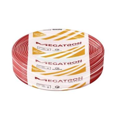 Imagem de Cabo Flexível Megatron 6MMx100M Rolo 750V Vermelho