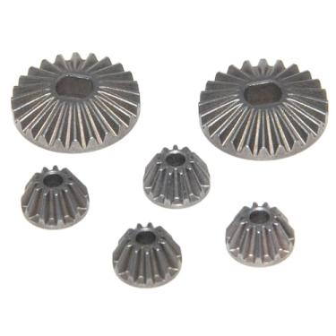 Imagem de Differential Gear Compatible with JLB Racing Cheetah 1/10 Parts Brushless RC Car Diff Gear 24T 11T Accessories Steel Upgrade Replace EA1039(Black)