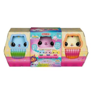Imagem de 3 Pelúcias Cupcake Cakey Cat (Primos) - Gabby's Dollhouse - GABBY S DO