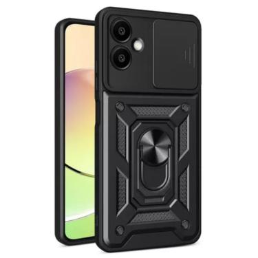 Imagem de Capa Capinha Armadura P/ Samsung Galaxy A06 C/ Proteção da Camera Suporte Anel 360