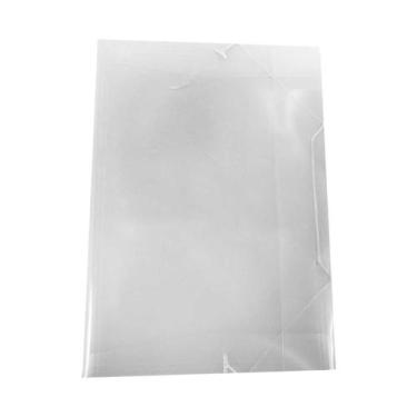 Imagem de Pasta Aba Elástico Organizadora Oficio Soft Polibras, Cristal