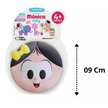 Imagem de Mordedor Para Bebê Bonecos Turma Da Mônica Cebolinha Magali - Turma Da