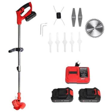 Imagem de Aparador De Grama A Bateria 21 V Com 2 Baterias - Knakasaki