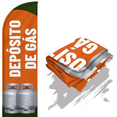 Imagem de Bandeira Para Wind Banner (só tecido) Depósito de Gás - Fadrix
