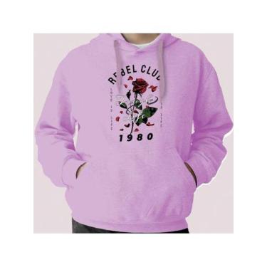 Imagem de Moletom Casaco Casal LIilo e Stich Blusa Canguru AL7 Store, Rosa bebê,