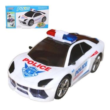 Imagem de Carrinho Polícia Bate E Volta Com Luz E Som - MSB PRESENTES