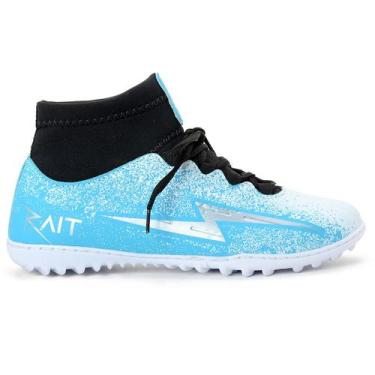 Imagem de Chuteira Botinha Society Sintética Birros Rait Unissex - Vowels, Azul,