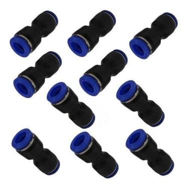 Imagem de União Emenda Pneumática Instantânea Pushin Nylon Pu 8mm - AT