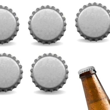 Imagem de Kit 1000 Tampas Tampinhas PRY OFF para Garrafas Engarrafamento Cerveja