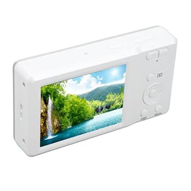 Imagem de Câmera de Foco Automático Flash Explosão Preto Câmera Digital de Foco Automático de Alta Resolução 2.7 Polegada 56mp 4k 20x para Crianças Viagens (Prata)