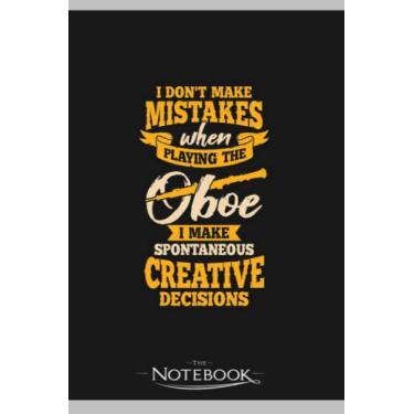 Imagem de Oboe Player Instrument Oboist Gift Notebook: Planner, Diary, Lined College Ruled Paper 6 x 9 inches 120 Pages Notes