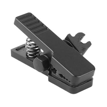 Imagem de Almencla Instrumento microfone clipe suporte clipe saxofone braçadeira microfone montagem para trompa francesa tuba trombone alto trombetas