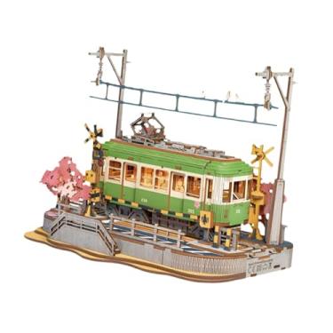 Imagem de Dynwave Diy kit casa em miniatura 3d quebra-cabeças arte ornamento de mesa mini kits de construção de casa com led para adolescentes meninas meninos crianças