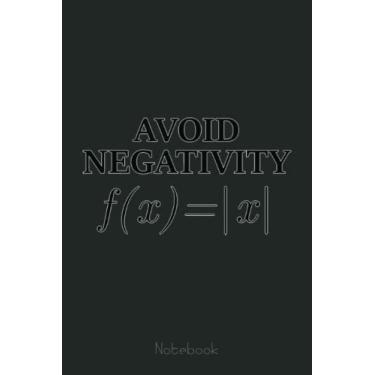 Imagem de Avoid Negativity Equation Math Student Teacher Gift black Graph Notebook Vintage: Graph Paper Notebook, Grid Paper for Math and Science Students, Quad Ruled 4x4 (110 Pages, 6x9)