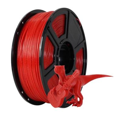 Imagem de FLASHFORGE Filamento ASA 1,75 mm vermelho brilhante, filamento de impressora 3D 1 kg (2,2 lbs) Carretel de precisão dimensional +/- 0,02 mm, filamento de impressão 3D durável, alta resistência a UV,
