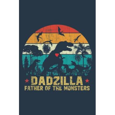 Imagem de Vintage Dadzilla Father Of The Monsters For DAD Father's Day: Study Notebook, 6 x 9 inches, 120 pages