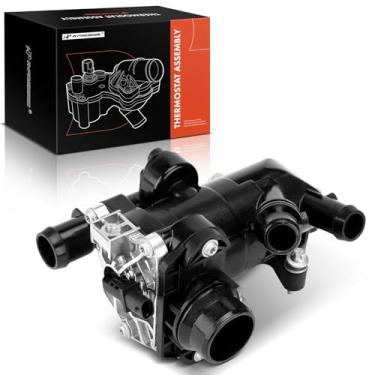 Imagem de A-Premium Conjunto de carcaça do termostato de arrefecimento do motor com sensor compatível com Mercedes-Benz C300 2019-2023, E350 GLC300 GLE350 2020-2023, 2.0L