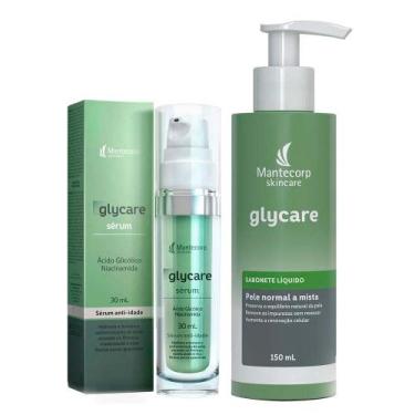 Imagem de Mantecorp Glycare Kit Sabonete Liquído + Sérum - Mantecorp Skincare, K