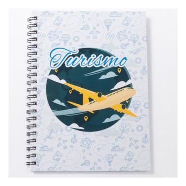 Imagem de Caderno Universitário 100fls Turismo Profissões - Serv Color, Turismo