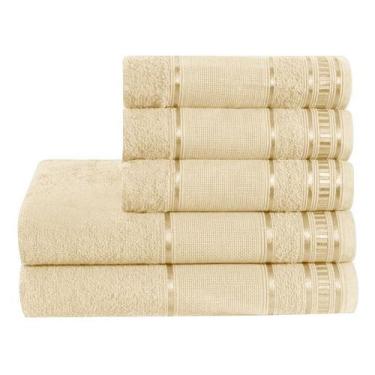 Imagem de Conjunto de Toalhas Completo para Banho Praticidade e Beleza - 5premiu