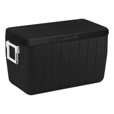 Imagem de Caixa Térmica Coleman 48qt 45,4 Litros Cor Preto 64 Latas, Preto