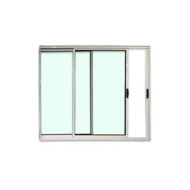Imagem de Janela 2 Folhas 100X100 Alumínio Branco Linha Esmeralda - Brecorimo