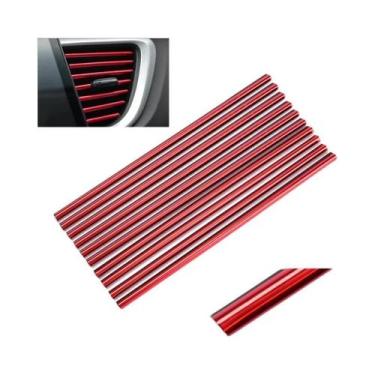 Imagem de Moldura Decorativa em U para Saída de Ar Condicionado de Carro (20cm) 