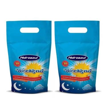 Imagem de Kit 2 Weekend 2,4kg Piscina Limpa Da Noite Pro Dia HidroAzul - Geral