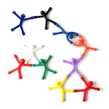 Imagem de KNEWMART Ímãs de geladeira, 10 peças de mini ímãs de geladeira flexíveis, ímã de borracha bonito para adultos, escritório, decoração decorativa divertida (10)