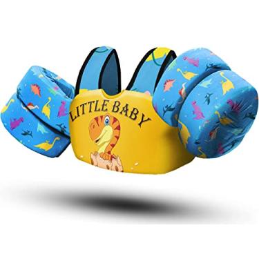 Imagem de Chriffer Colete Salva-Vidas Para Crianças De 30 A 60 Libras, Meninos E Meninas, Com Fivela Dupla De Segurança, Flutuadores Para Crianças De 2,3,4,5,6,7,8 Anos De Idade