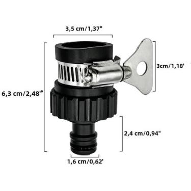 Imagem de Adaptador Universal para Torneira - 2 Peças com Conexão Rápida para Ma