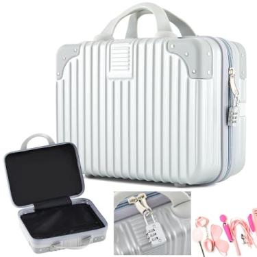 Imagem de Amylove Estojo organizador de brinquedos para adultos com cadeado para mulheres e homens, organizador de brinquedos, bolsa de viagem, sacos de armazenamento de brinquedos, caixa de armazenamento com