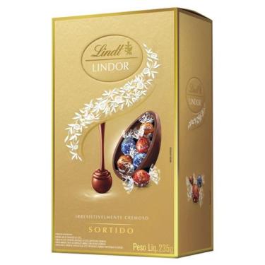 Imagem de Ovo de Páscoa com Bombons Sortidos LINDT 235g