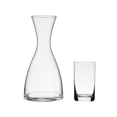 Imagem de Kit Decanter e Copos de Cristal Bohemia Bar 7 Peças