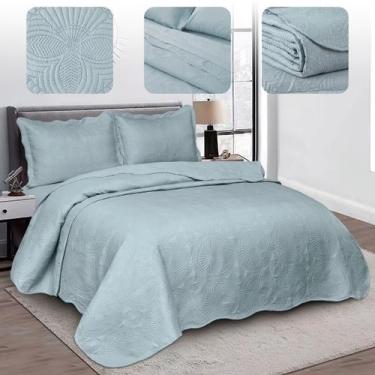 Imagem de Cobre leito kit 3pc tamanho casal queen colcha bouti soft - ENTROU COM