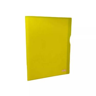 Imagem de Pasta Catálogo A4 Amarela com 30 Plásticos Dello