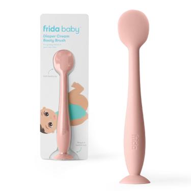 Imagem de Espátula de creme para fraldas Frida Baby 100% silicone rosa